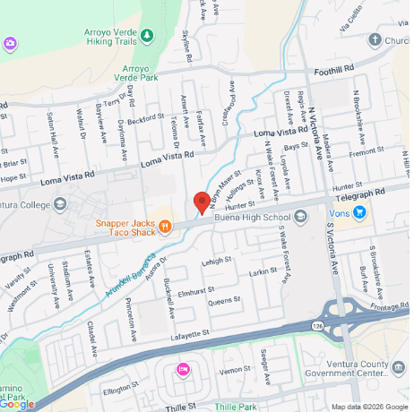 Ventura Church of Christ Location Map