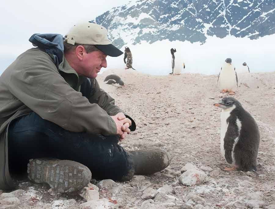 Joel Sartore in the field